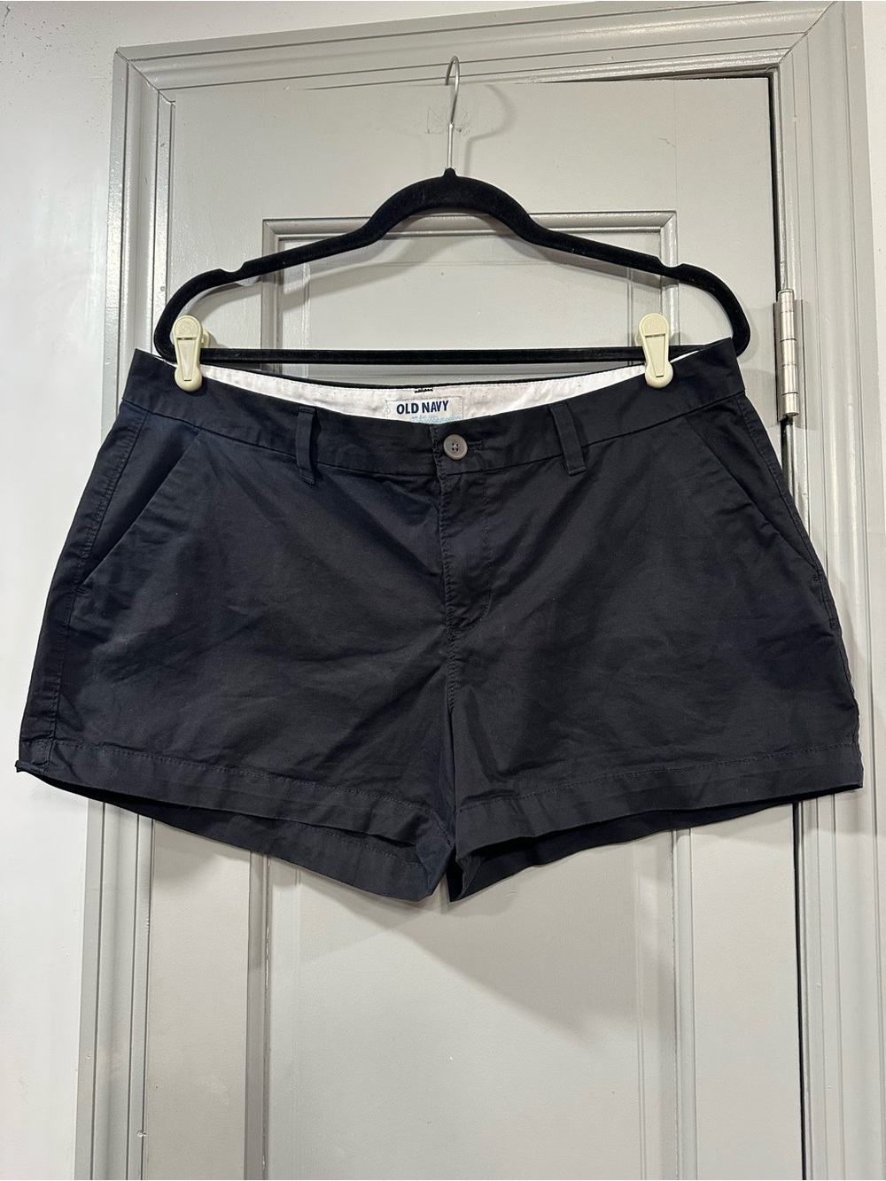 Old Navy Women's Black Casual Cotton Shorts